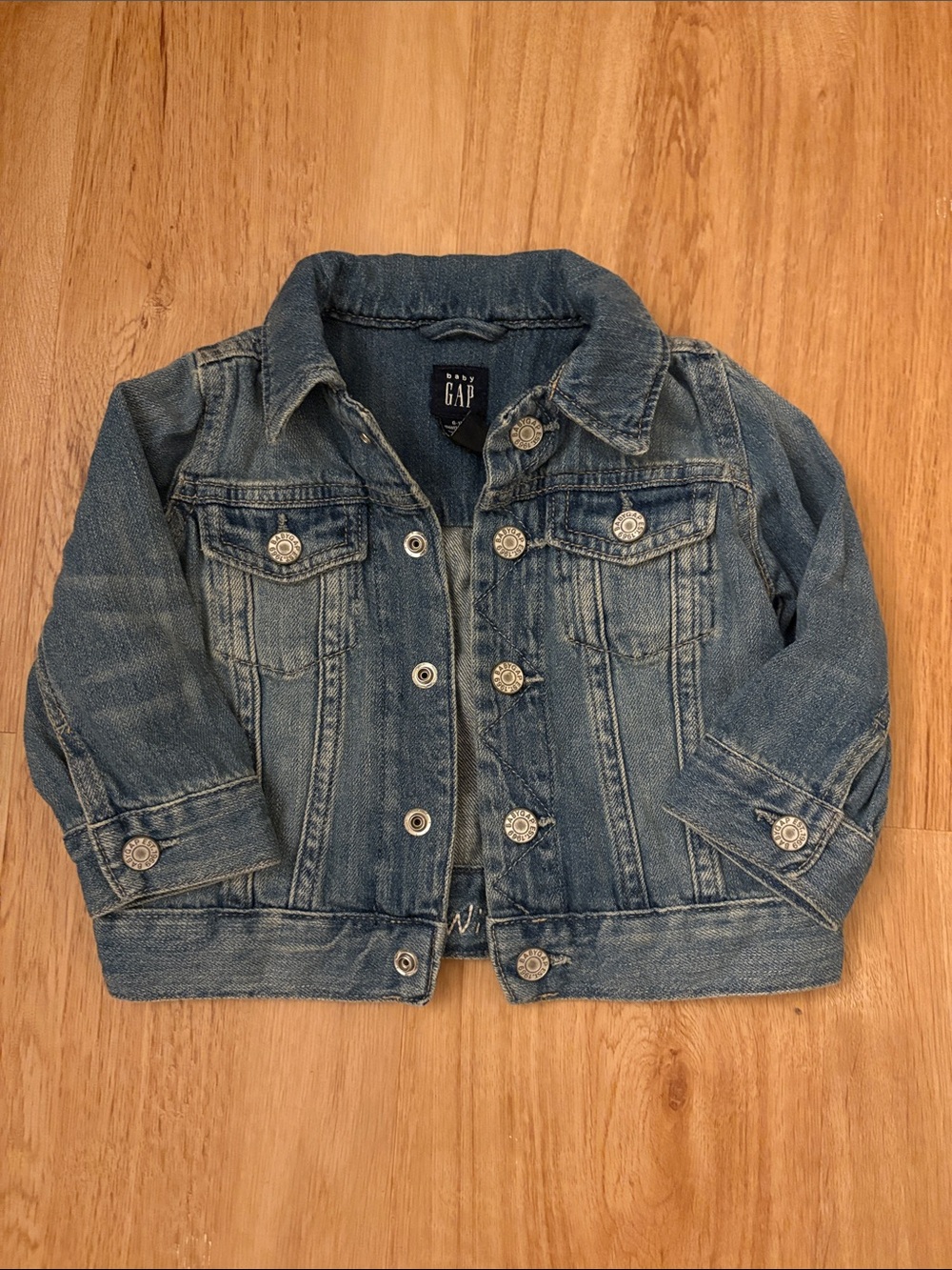 GAP 6-12 months Light Blue Denim Trucker Jacket